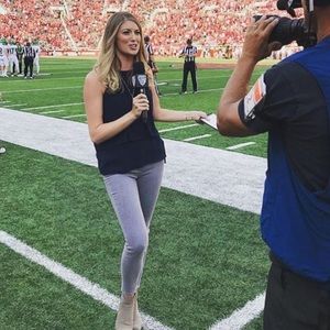 J Crew Sleeveless Tiered Blouse